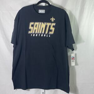 NWT New Orleans Saints NFL Tee - Mens Size 2XL - Black